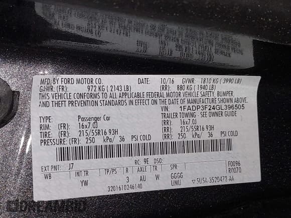 ✅ 2016 Ford Focus SE • VIN: 1FADP3F24GL396505 • Lot: 43552433. Wystawiony na IAAI z przebiegiem 173 871 mil. Bezpłatny archiwum sprzedaży aukcyjnych z USA i szczegółowy raport historii pojazdu na DreamBid. Zdjęcie 9.