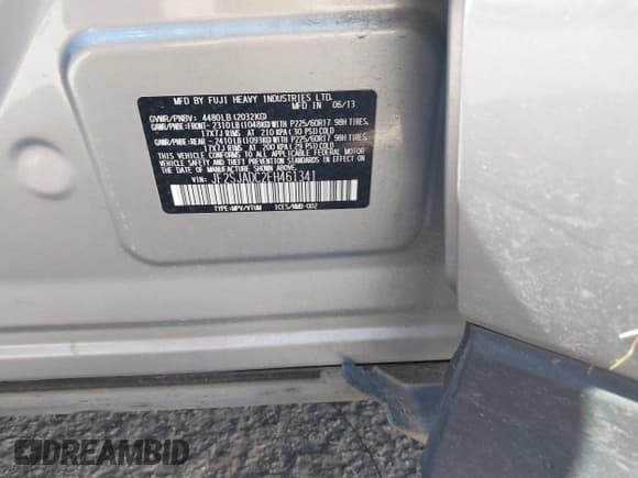 ✅ 2014 Subaru Forester Premium • VIN: JF2SJADC2EH461341 • Lot: 43578606. Wystawiony na IAAI z przebiegiem 78 099 mil. Bezpłatny archiwum sprzedaży aukcyjnych z USA i szczegółowy raport historii pojazdu na DreamBid. Zdjęcie 9.