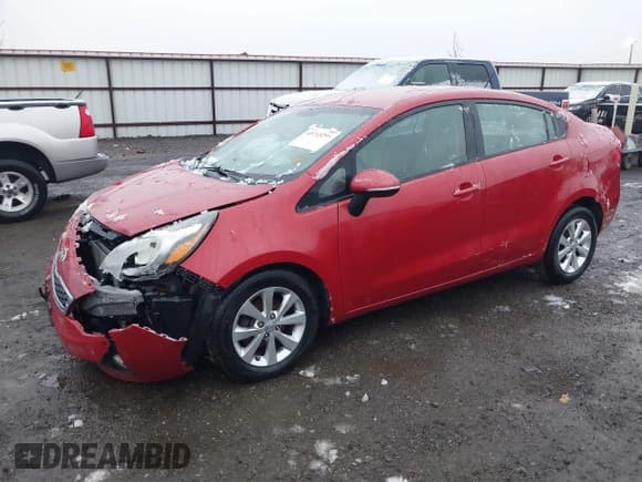 ✅ 2013 Kia Rio EX • VIN: KNADN4A36D6297312 • Lot: 43763295. Listed on IAAI with 138,696 mi. Free auction sales archive from the USA and detailed vehicle history report at DreamBid. Image 2.