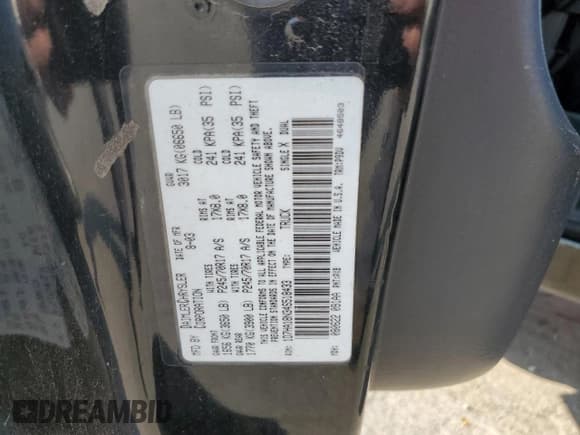 ✅ 2004 Dodge 1500 SLT • VIN: 1D7HA18N34S518433 • Лот: 75671654. Опубликован ранее на Copart с пробегом 134 106 миль. Бесплатный доступ к архиву аукционных продаж из США и подробный отчёт об истории автомобиля на DreamBid. Изображение 12.