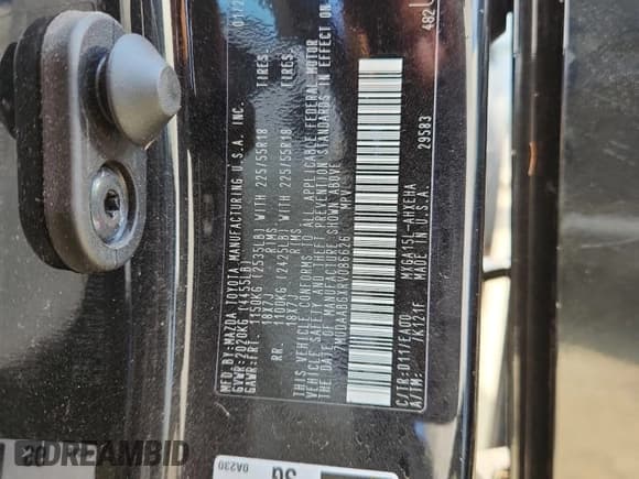 ✅ 2024 Toyota Corolla Cross XLE • VIN: 7MUDAABGXRV086626 • Lot: 66247405. Listed on Copart with Not provided. Free auction sales archive from the USA and detailed vehicle history report at DreamBid. Image 14.