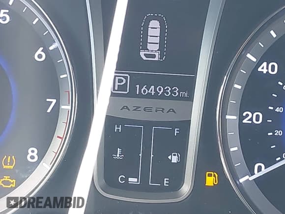 ✅ 2012 Hyundai Azera • VIN: KMHFG4JG9CA149848 • Лот: 41658387. Опубликован ранее на IAAI с пробегом 164 933 миль. Бесплатный доступ к архиву аукционных продаж из США и подробный отчёт об истории автомобиля на DreamBid. Изображение 7.