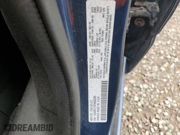 2023 Ram 1500 Laramie z VIN 1C6SRFJT3PN502290, wystawiony jako Copart lot #82061965 z przebiegiem 51 140 mil mil oraz Szkoda całkowita • Salvage title. Historia ofert i sprzedaży dostępna na DreamBid. Obrazek 13.