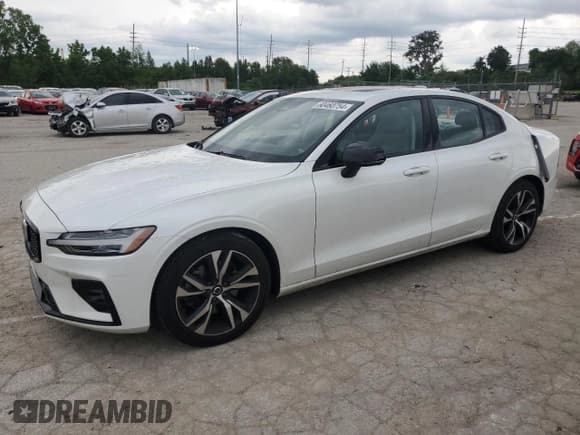 ✅ 2023 Volvo S60 Core Dark Theme • VIN: 7JRL12TK9PG239827 • Lot: 60460754. Listed on Copart with 21,511 mi. Free auction sales archive from the USA and detailed vehicle history report at DreamBid. Image 1.
