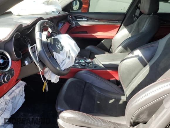 ✅ 2019 Alfa Romeo Stelvio Quadrifoglio • VIN: ZASPAKEV4K7C33831 • Lot: 41834573. Listed on Copart with Not provided. Free auction sales archive from the USA and detailed vehicle history report at DreamBid. Image 7.