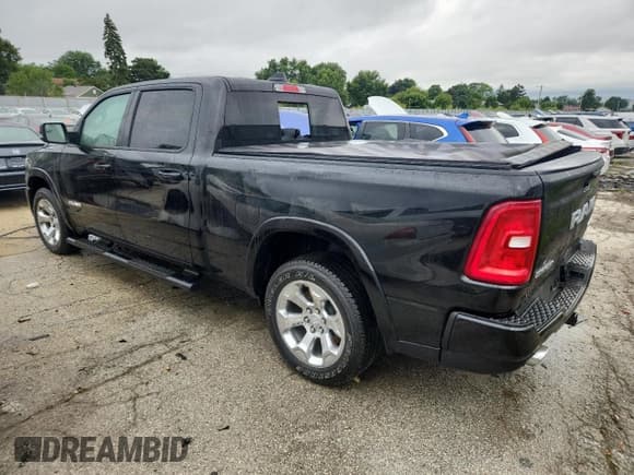 ✅ 2025 Ram 1500 Big Horn • VIN: 1C6SRFMP3SN752944 • Lot: 68843595. Listed on Copart with Not provided. Free auction sales archive from the USA and detailed vehicle history report at DreamBid. Image 2.