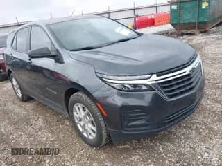 2022 Chevrolet Equinox LS z VIN 3GNAXHEV9NS105050, wystawiony jako IAAI lot #42430068 z przebiegiem 56 318 mil mil oraz . Historia ofert i sprzedaży dostępna na DreamBid. Obrazek 1.