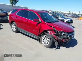 2020 Chevrolet Equinox LT z VIN 3GNAXKEV4LS604090, wystawiony jako IAAI lot #43357539 z przebiegiem 60 219 mil mil oraz . Historia ofert i sprzedaży dostępna na DreamBid. Obrazek 1.