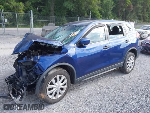 ✅ 2017 Nissan Rogue S • VIN: KNMAT2MT9HP504481 • Lot: 42764554. Listed on IAAI with 46,306 mi. Free auction sales archive from the USA and detailed vehicle history report at DreamBid. Image 2.
