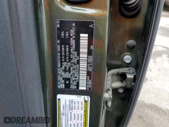 ✅ 2023 Lexus RX 350 • VIN: 2T2BAMCA4PC034987 • Lot: 58413985. Listed on Copart with 23,305 mi. Free auction sales archive from the USA and detailed vehicle history report at DreamBid. Image 13.