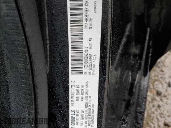 ✅ 2013 Dodge Avenger SE • VIN: 1C3CDZAB8DN630111 • Лот: 66369634. Опубликован ранее на Copart с пробегом 75 203 миль. Бесплатный доступ к архиву аукционных продаж из США и подробный отчёт об истории автомобиля на DreamBid. Изображение 14.