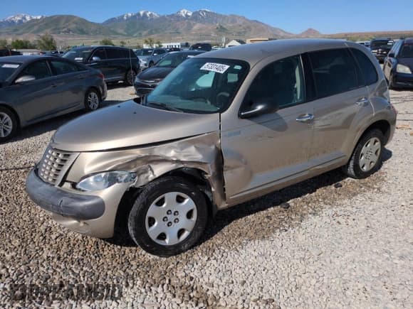 ✅ 2003 Chrysler PT Cruiser • VIN: 3C4FY48B03T549222 • Lot: 57331405. Listed on Copart with 92,649 mi. Free auction sales archive from the USA and detailed vehicle history report at DreamBid. Image 1.