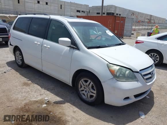 ✅ 2006 Honda Odyssey EX-L • VIN: 5FNRL38716B416425 • Lot: 42766088. Listed on IAAI with 168,178 mi. Free auction sales archive from the USA and detailed vehicle history report at DreamBid. Image 1.