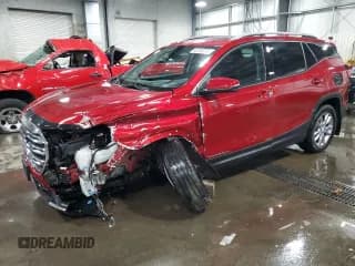 ✅ 2022 GMC Terrain SLT • VIN: 3GKALVEV2NL106316 • Lot: 92100275. Listed on Copart with 35,596 mi. Free auction sales archive from the USA and detailed vehicle history report at DreamBid. Image 1.