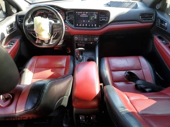 2022 Dodge Durango R/T with VIN 1C4SDHCT5NC101560, listed as a Copart auction lot 45810645 with 83,837 mi miles and Salvage title. Bid and sale history available at DreamBid. Image 8.