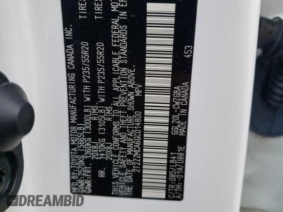 ✅ 2016 Lexus RX 350 • VIN: 2T2ZZMCA6GC014800 • Lot: 59661615. Listed on Copart with 53,902 mi. Free auction sales archive from the USA and detailed vehicle history report at DreamBid. Image 14.