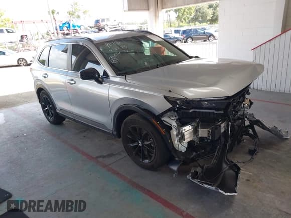 ✅ 2025 Honda CR-V Sport-L • VIN: 5J6RS5H80SL001167 • Lot: 43382315. Listed on IAAI with 21,935 mi. Free auction sales archive from the USA and detailed vehicle history report at DreamBid. Image 1.