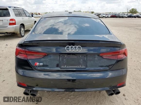 ✅ 2018 Audi S5 Sportback Prestige • VIN: WAUC4CF5XJA019752 • Lot: 70556625. Listed on Copart with 81,305 mi. Free auction sales archive from the USA and detailed vehicle history report at DreamBid. Image 6.