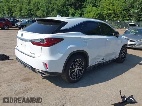 ✅ 2017 Lexus RX 350 • VIN: 2T2BZMCA8HC091770 • Lot: 42585022. Listed on IAAI with 129,701 mi. Free auction sales archive from the USA and detailed vehicle history report at DreamBid. Image 4.