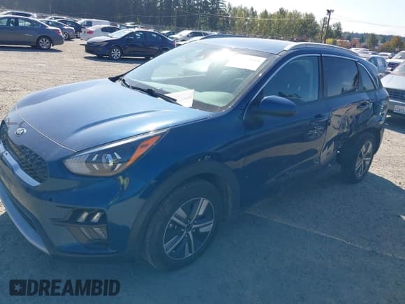 ✅ 2020 Kia Niro LX • VIN: KNDCB3LC1L5435129 • Lot: 43269613. Listed on IAAI with 71,417 mi. Free auction sales archive from the USA and detailed vehicle history report at DreamBid. Image 2.