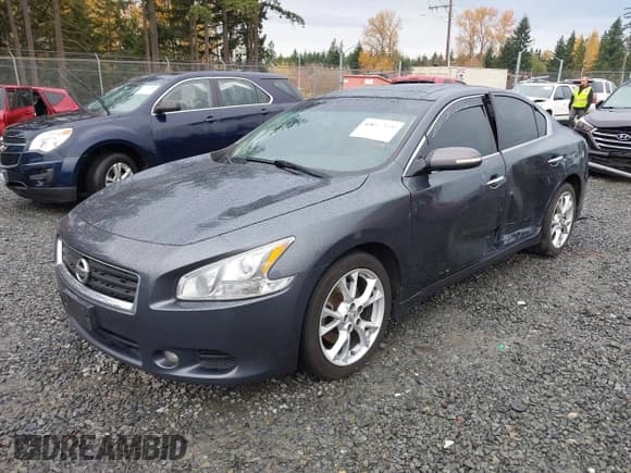 ✅ 2013 Nissan Maxima S • VIN: 1N4AA5AP4DC807349 • Lot: 43657990. Listed on IAAI with 164,161 mi. Free auction sales archive from the USA and detailed vehicle history report at DreamBid. Image 2.