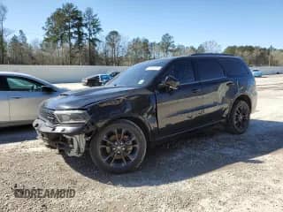 2023 Dodge Durango R/T Plus with VIN 1C4SDHCT8PC589633, listed as a Copart auction lot 47642725 with 43,145 mi miles and Salvage title. Bid and sale history available at DreamBid. Image 1.