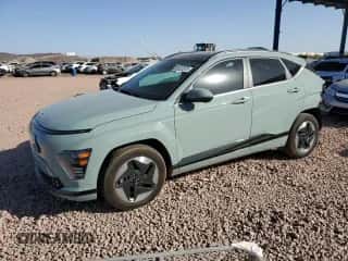 2024 Hyundai Kona Limited with VIN KM8HE3A63RU013321, listed as a Copart auction lot 45022075 with 3,458 mi miles and Salvage title. Bid and sale history available at DreamBid. Image 1.