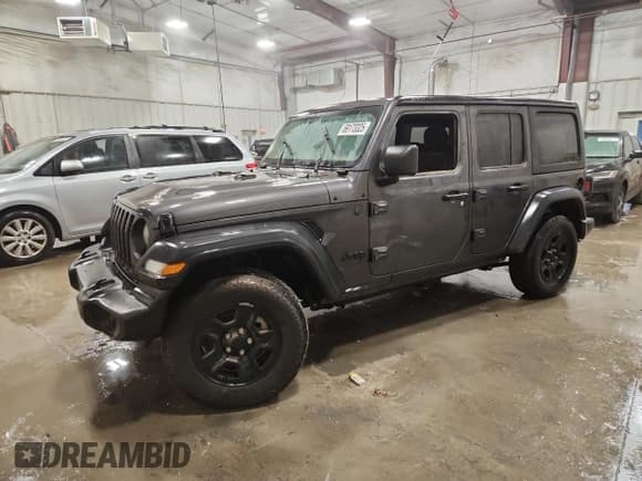 ✅ 2024 Jeep Wrangler Sport S • VIN: 1C4PJXDN5RW177003 • Lot: 69173325. Listed on Copart with Not provided. Free auction sales archive from the USA and detailed vehicle history report at DreamBid. Image 1.