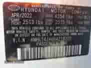 2022 Hyundai Sonata SEL с VIN KMHL14JA6NA218725, выставлен на аукционе Copart как лот 80005455 с пробегом 30 834 миль миль и Списание • Salvage title. История ставок и продаж доступна на DreamBid. Изображение 12.