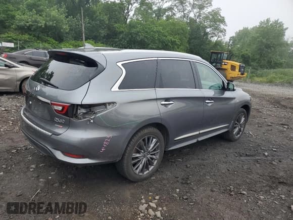 ✅ 2020 Infiniti QX60 Pure • VIN: 5N1DL0MM8LC534352 • Lot: 61359365. Listed on Copart with 81,119 mi. Free auction sales archive from the USA and detailed vehicle history report at DreamBid. Image 3.