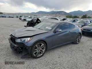 2015 Hyundai Genesis Coupe Ultimate с VIN KMHHU6KJ3FU128147, выставлен на аукционе Copart как лот 61855345 с пробегом 105 070 миль миль и Списание • Salvage title. История ставок и продаж доступна на DreamBid. Изображение 1.