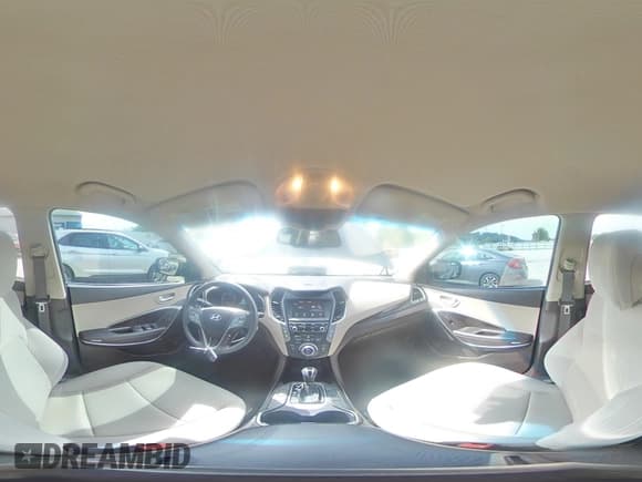 ✅ 2017 Hyundai Santa Fe 2.4L • VIN: 5NMZUDLB4HH035278 • Lot: 57502165. Listed on Copart with 69,345 mi. Free auction sales archive from the USA and detailed vehicle history report at DreamBid. Image 15.