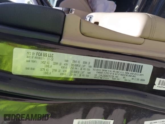 ✅ 2017 Jeep Grand Cherokee Limited • VIN: 1C4RJEBG8HC731720 • Лот: 42763258. Опубликован ранее на IAAI с пробегом 94 058 миль. Бесплатный доступ к архиву аукционных продаж из США и подробный отчёт об истории автомобиля на DreamBid. Изображение 9.