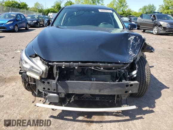 ✅ 2019 Infiniti Q50 Luxe • VIN: JN1EV7AR4KM558879 • Lot: 58969915. Listed on Copart with 64,053 mi. Free auction sales archive from the USA and detailed vehicle history report at DreamBid. Image 5.