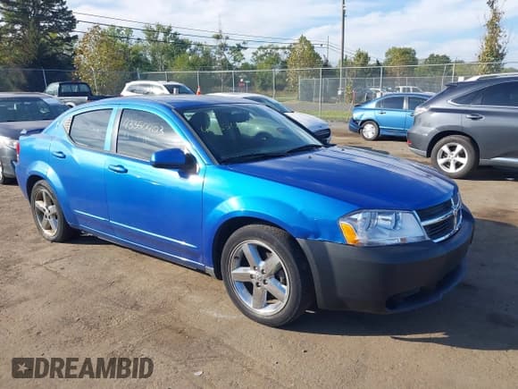 ✅ 2008 Dodge Avenger R/T • VIN: 1B3LC76MX8N163262 • Lot: 43350403. Listed on IAAI with 93,187 mi. Free auction sales archive from the USA and detailed vehicle history report at DreamBid. Image 1.