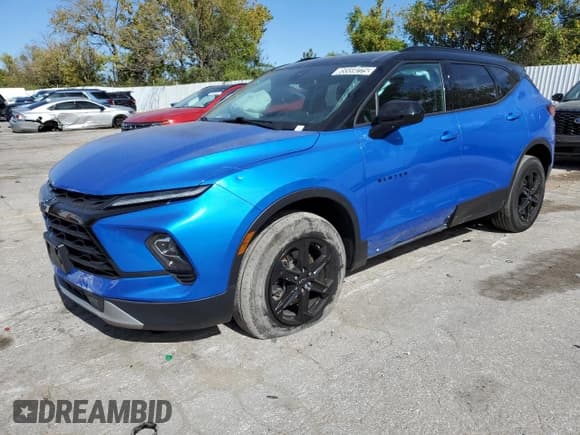 ✅ 2024 Chevrolet Blazer LT • VIN: 3GNKBCR48RS231784 • Lot: 85559225. Listed on Copart with 43,749 mi. Free auction sales archive from the USA and detailed vehicle history report at DreamBid. Image 1.
