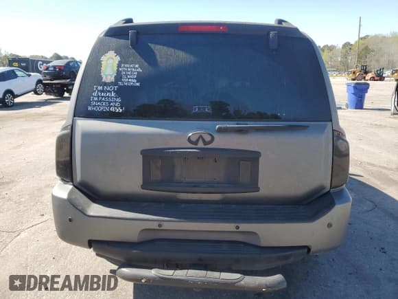 ✅ 2006 Infiniti QX56 • VIN: 5N3AA08C86N806828 • Lot: 50319815. Listed on Copart with 175,292 mi. Free auction sales archive from the USA and detailed vehicle history report at DreamBid. Image 6.