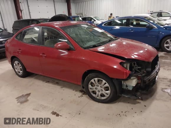 ✅ 2010 Hyundai Elantra GLS • VIN: KMHDU4AD6AU044377 • Lot: 43596553. Listed on IAAI with 34,498 mi. Free auction sales archive from the USA and detailed vehicle history report at DreamBid. Image 1.
