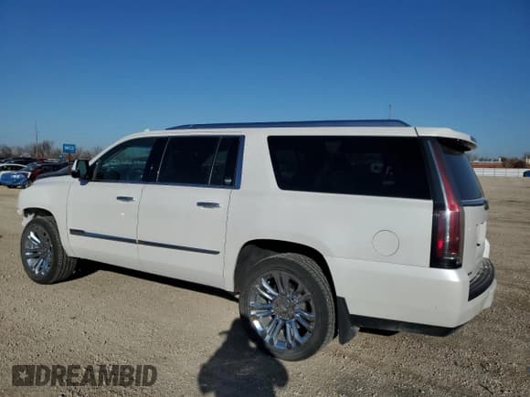✅ 2018 Cadillac Escalade ESV Luxury • VIN: 1GYS4HKJ0JR117179 • Lot: 92224915. Listed on Copart with 91,100 mi. Free auction sales archive from the USA and detailed vehicle history report at DreamBid. Image 2.