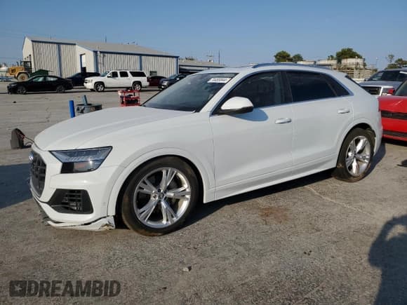 ✅ 2019 Audi Q8 Prestige • VIN: WA1CVBF18KD021940 • Lot: 74455844. Wystawiony na Copart z przebiegiem 66 927 mil. Bezpłatny archiwum sprzedaży aukcyjnych z USA i szczegółowy raport historii pojazdu na DreamBid. Zdjęcie 1.
