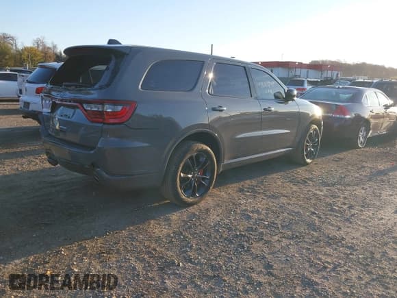 ✅ 2025 Dodge Durango GT • VIN: 1C4RDJDG6SC525073 • Lot: 43663543. Listed on IAAI with 13,723 mi. Free auction sales archive from the USA and detailed vehicle history report at DreamBid. Image 4.