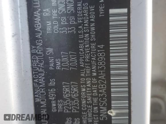 ✅ 2010 Hyundai Santa Fe GLS • VIN: 5NMSG3AB2AH389814 • Лот: 92331595. Опубликован ранее на Copart с пробегом 150 171 миль. Бесплатный доступ к архиву аукционных продаж из США и подробный отчёт об истории автомобиля на DreamBid. Изображение 13.