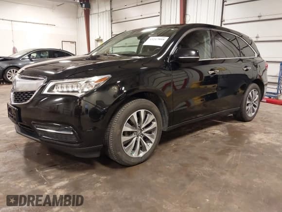 ✅ 2016 Acura MDX Technology • VIN: 5FRYD4H47GB060308 • Lot: 43217095. Listed on IAAI with 155,083 mi. Free auction sales archive from the USA and detailed vehicle history report at DreamBid. Image 2.