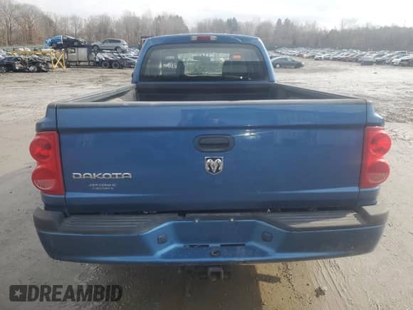 2006 Dodge Dakota ST с VIN 1D7HW22K56S607185, выставлен на аукционе Copart как лот 47174655 с пробегом 95 914 миль миль и Чистый • Clean title. История ставок и продаж доступна на DreamBid. Изображение 6.