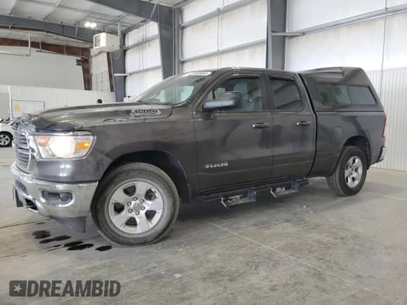 2021 Ram 1500 Big Horn с VIN 1C6SRFBTXMN780534, выставлен на аукционе Copart как лот 84024955 с пробегом 59 272 миль миль и Списание • Salvage title. История ставок и продаж доступна на DreamBid. Изображение 1.