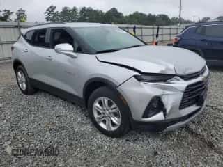 2021 Chevrolet Blazer LT with VIN 3GNKBDRS5MS522823, listed as a Copart auction lot 66162325 with 83,639 mi miles and Salvage title. Bid and sale history available at DreamBid. Image 4.