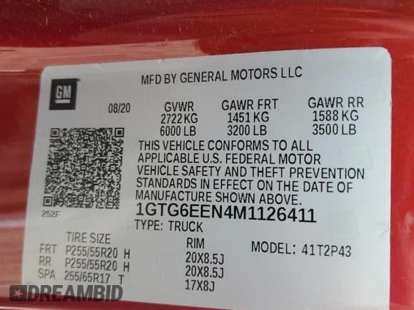 ✅ 2021 GMC Canyon 4WD Denali • VIN: 1GTG6EEN4M1126411 • Лот: 60708125. Опубликован ранее на Copart с пробегом 52 323 миль. Бесплатный доступ к архиву аукционных продаж из США и подробный отчёт об истории автомобиля на DreamBid. Изображение 12.