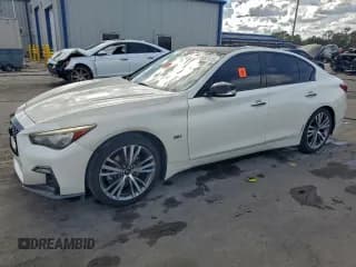 ✅ 2018 Infiniti Q50 Luxe • VIN: JN1EV7AP7JM353103 • Lot: 94521435. Listed on Copart with 98,766 mi. Free auction sales archive from the USA and detailed vehicle history report at DreamBid. Image 1.