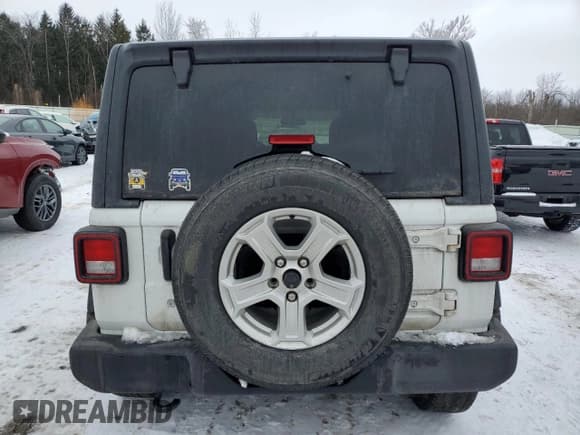 ✅ 2020 Jeep Wrangler Unlimited Sport S • VIN: 1C4HJXDN3LW226422 • Lot: 44763105. Listed on Copart with 103,097 mi. Free auction sales archive from the USA and detailed vehicle history report at DreamBid. Image 6.