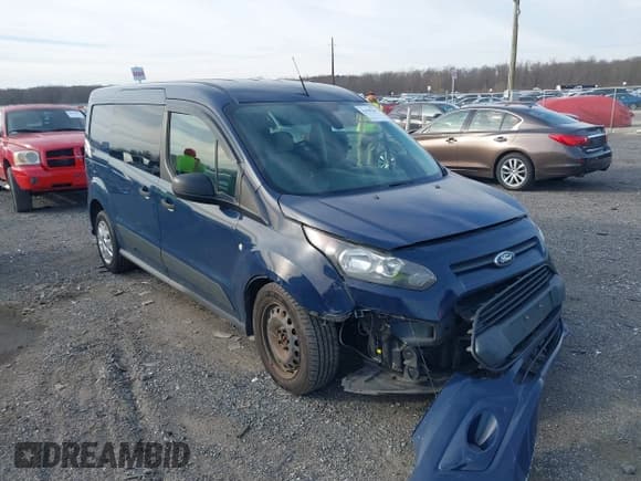 ✅ 2015 Ford Transit Connect XLT • VIN: NM0LS7FX8F1225433 • Lot: 41599257. Listed on IAAI with 48 mi. Free auction sales archive from the USA and detailed vehicle history report at DreamBid. Image 1.